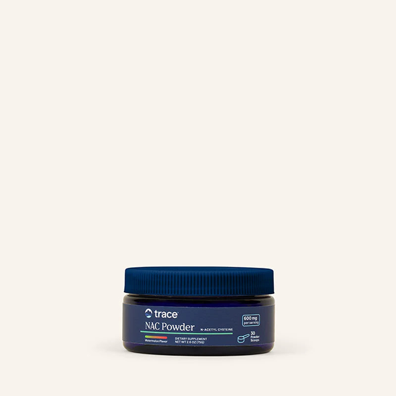 Trace Minerals NAC ainorūgščių pakuotė šviesiame fone