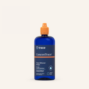 Trace minerals Concentrace joninių mineralų pakuotė 237 ml baltame fone