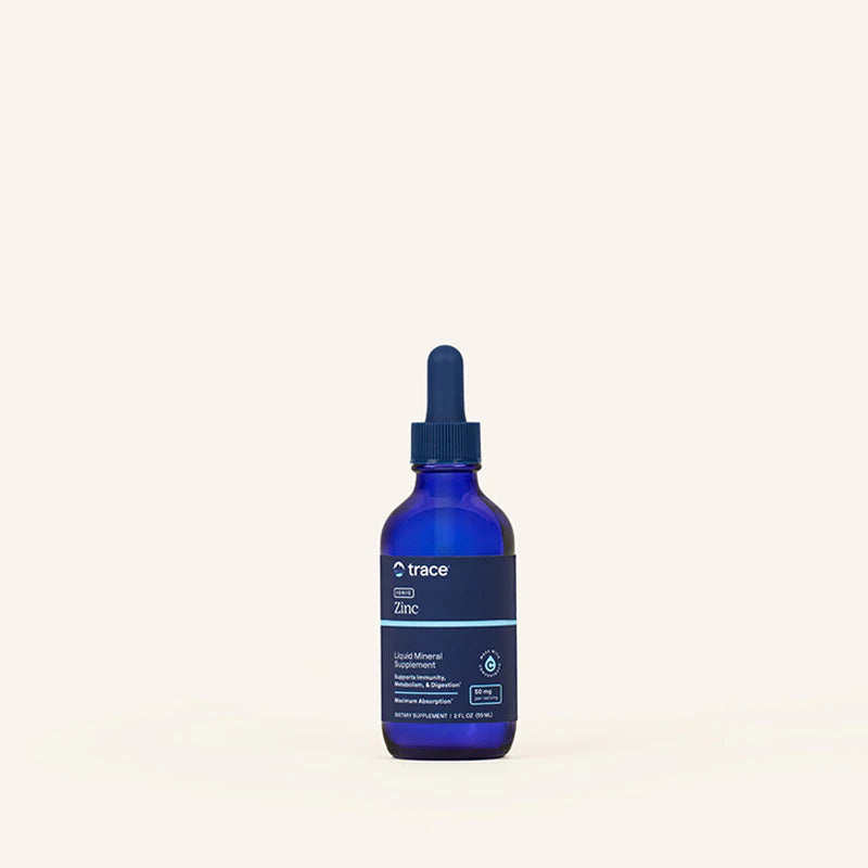 Trace minerals joninio cinko pakuotė šviesniame fone