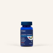 Trace Minerals kramtomų vitaminų vaikams pakuotė šviesiame fone