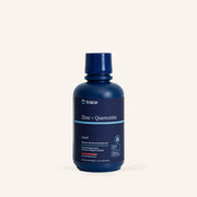 Trace minerals skysto kvercetino pakuotė baltame fone