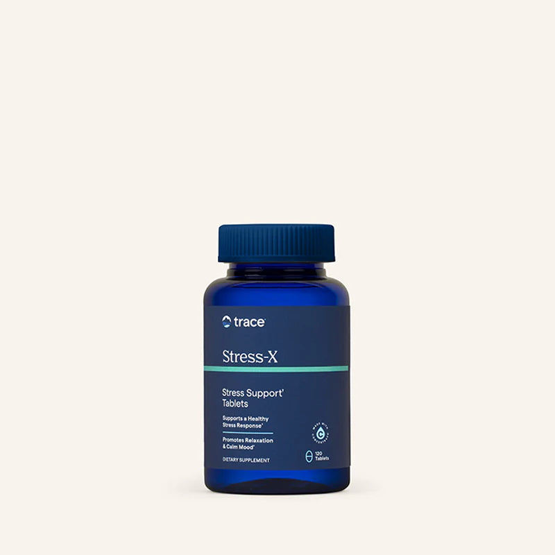 Trace minerals Stress-X pakuotė 120 tab. šviesniame fone