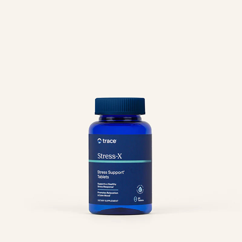 Trace minerals Stress-X pakuotė 60 tab. šviesniame fone